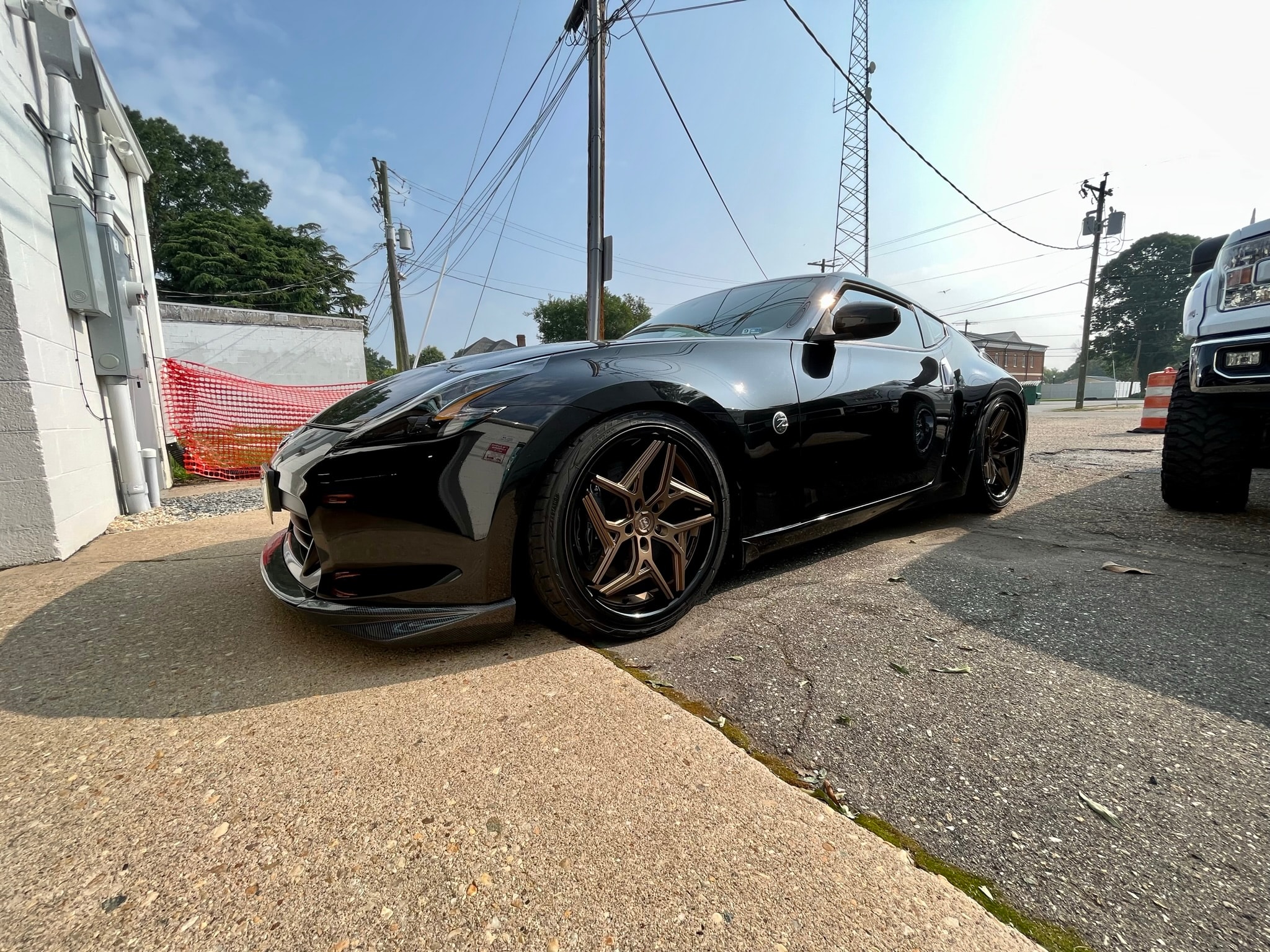 Nissan 370Z exterior after car audio and lighting install — JH Audio Bowling Green VA