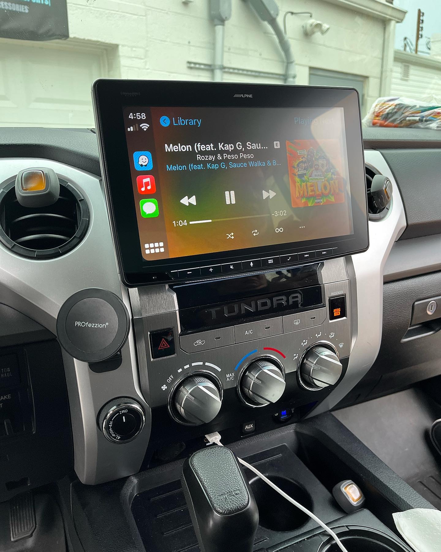 2016 Toyota Tundra Alpine head unit with Apple CarPlay — car audio install Bowling Green VA