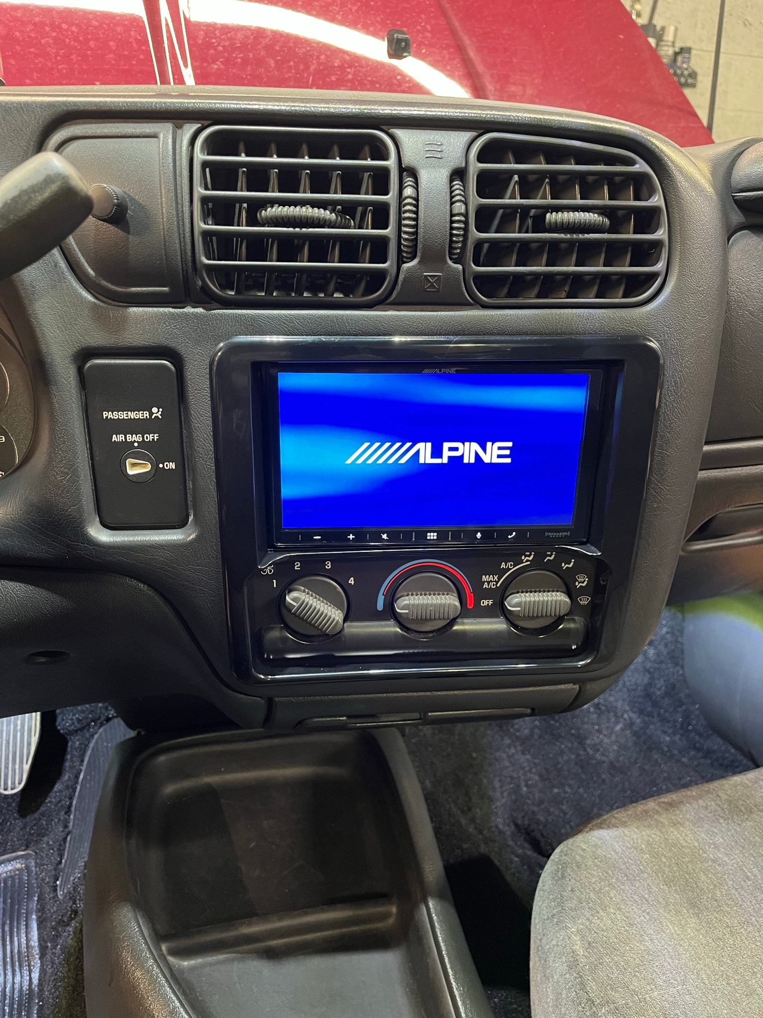 Chevy S-10 Alpine head unit car stereo installation — JH Audio Bowling Green VA